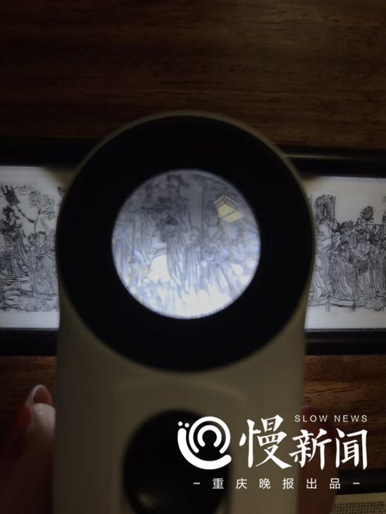 頭發(fā)上刻琵琶行 在不足毫米的地方能刻出那么多字令國內(nèi)外震驚