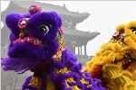 山東臺(tái)兒莊：民俗展演引游客