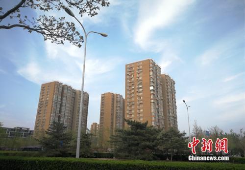 資料圖：北京市豐臺區(qū)小屯路某小區(qū)外景。<a target=